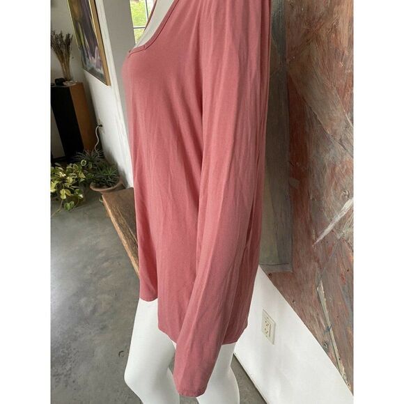 Asos Pink Square Neck Blouse Top Size 18 Long Sleeve - Picture 8 of 10